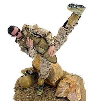 Amazon.com: Scakbyer 12 Inch Action Figures Military Set, 1